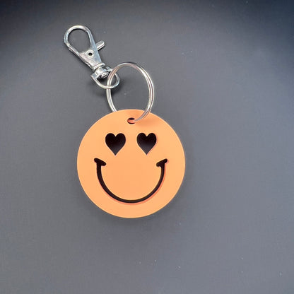 Smiley Pastel Emoji Keyring