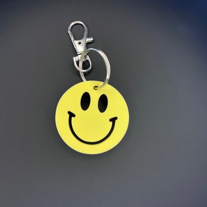 Smiley Pastel Emoji Keyring