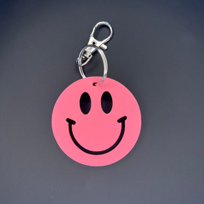 Smiley Pastel Emoji Keyring