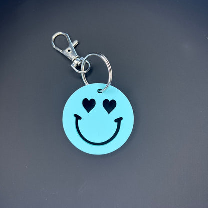 Smiley Pastel Emoji Keyring