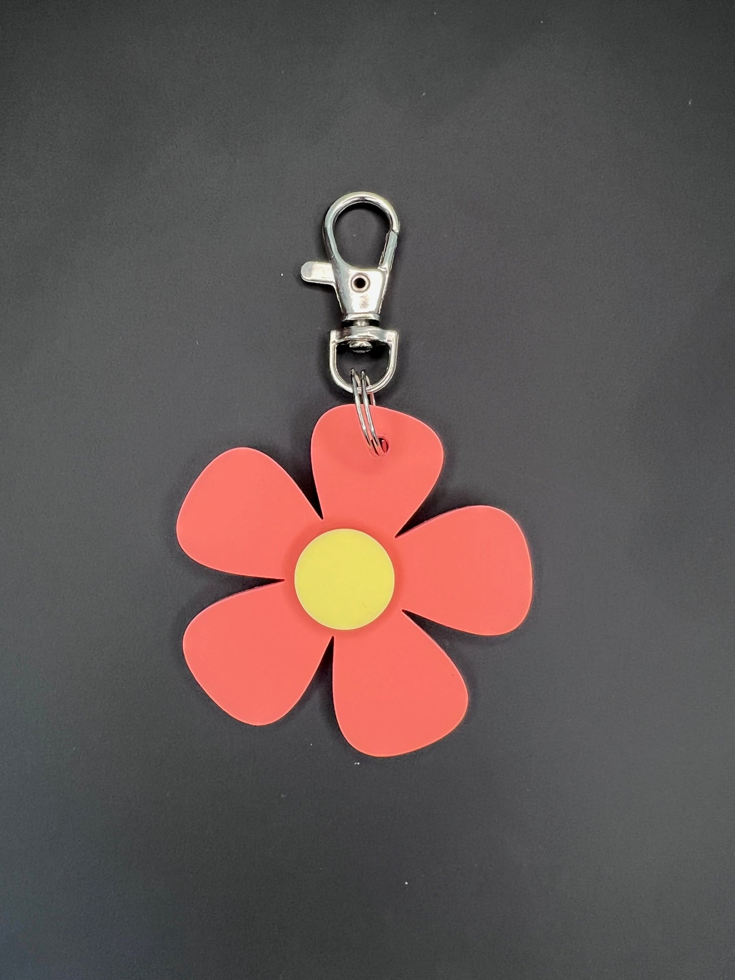 Flower 'Thank you' Pastel Keyring